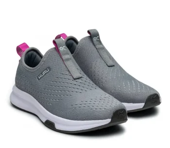 Outlet KURU Footwear ATOM Slip-On Stonegray-berrypink