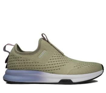 Sale KURU Footwear ATOM Slip-On Desertgreen-lilac